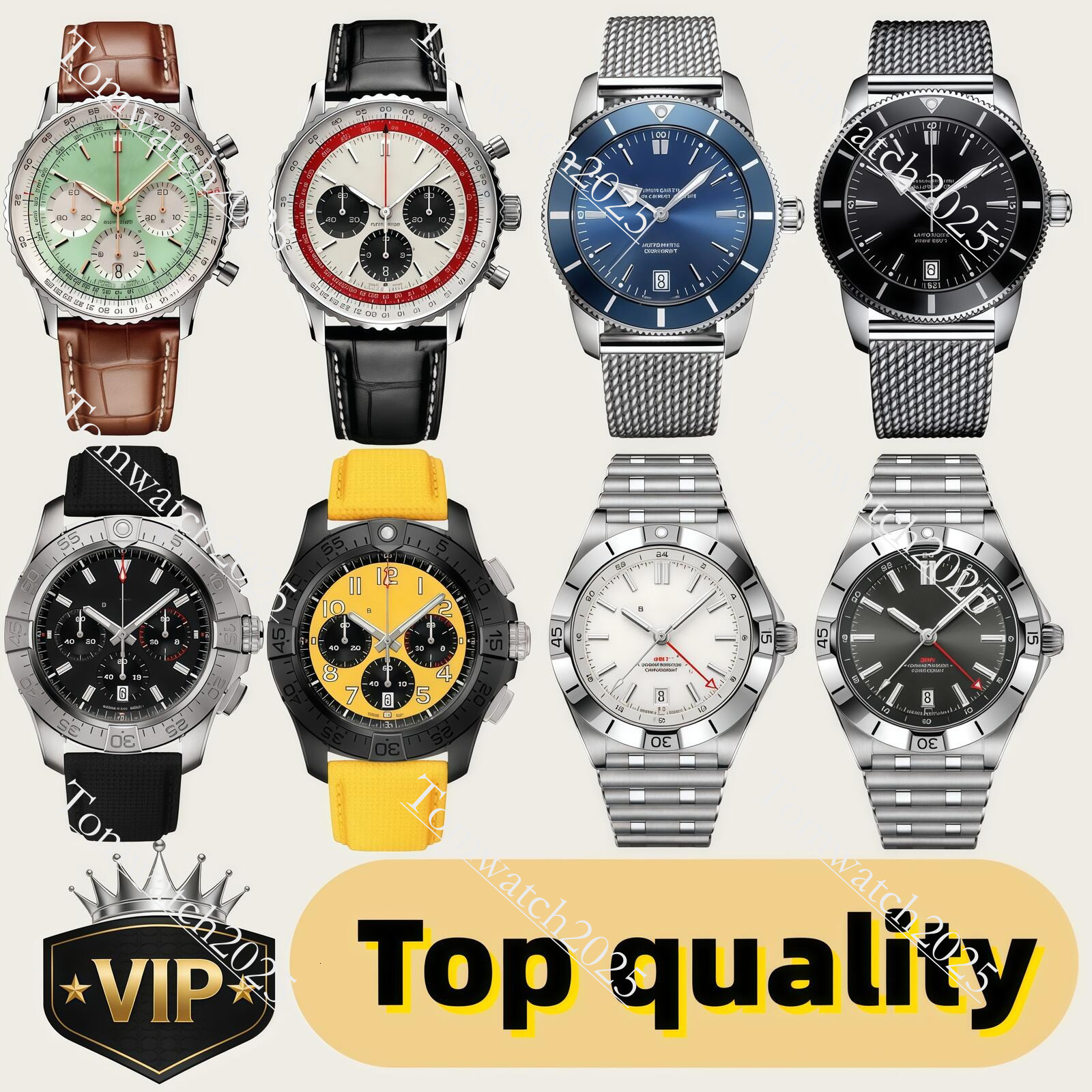 AAA Breilting Watches Designer Mens Chronomat Watch Luxury Navitimerly Watches Man Watch Woman Watch Top Quality Quartz Automatic Wristwatch Super Clone Watch b30