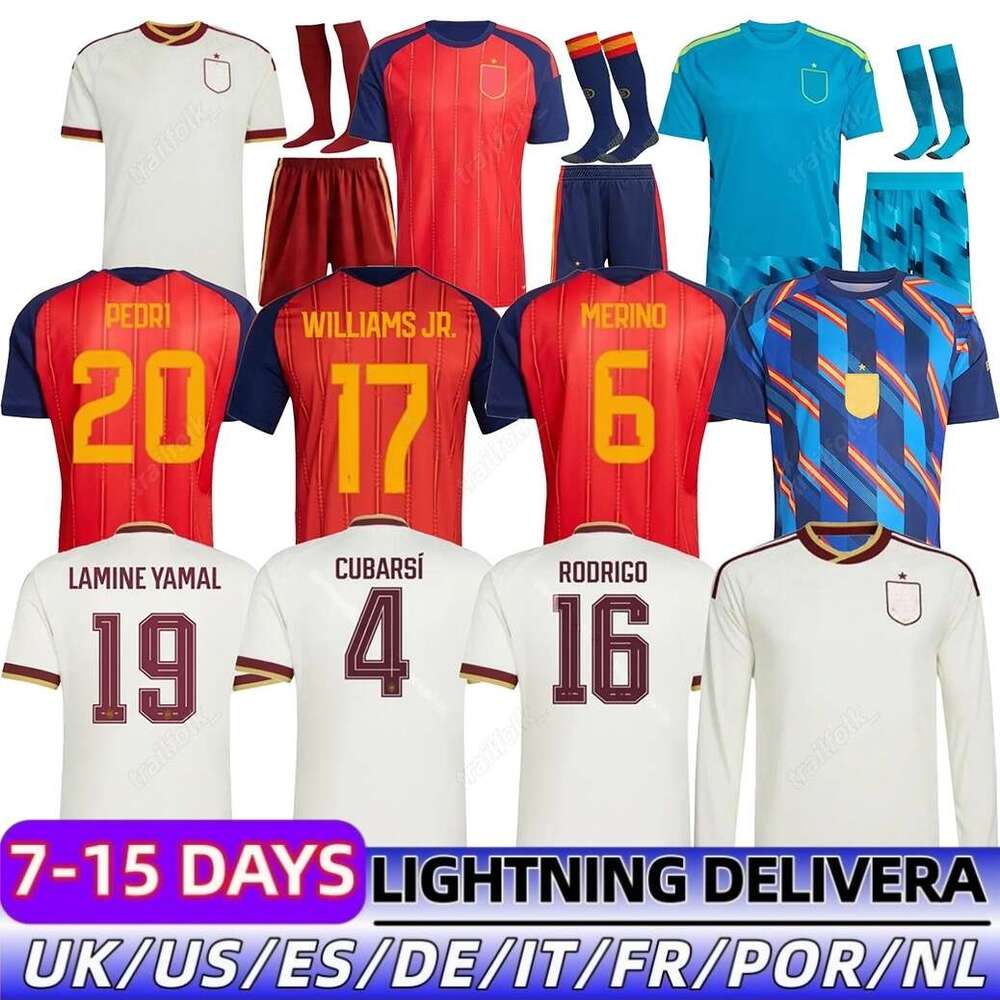 spain jersey 2026 worldcup Jersey LAMINE YAMAL Soccer 26 27 camiseta espana Jerseys PEDRI Carvajal camiseta espa a 2026 Football Shirt WILLIAMS JR RODRIGO CUBARSI