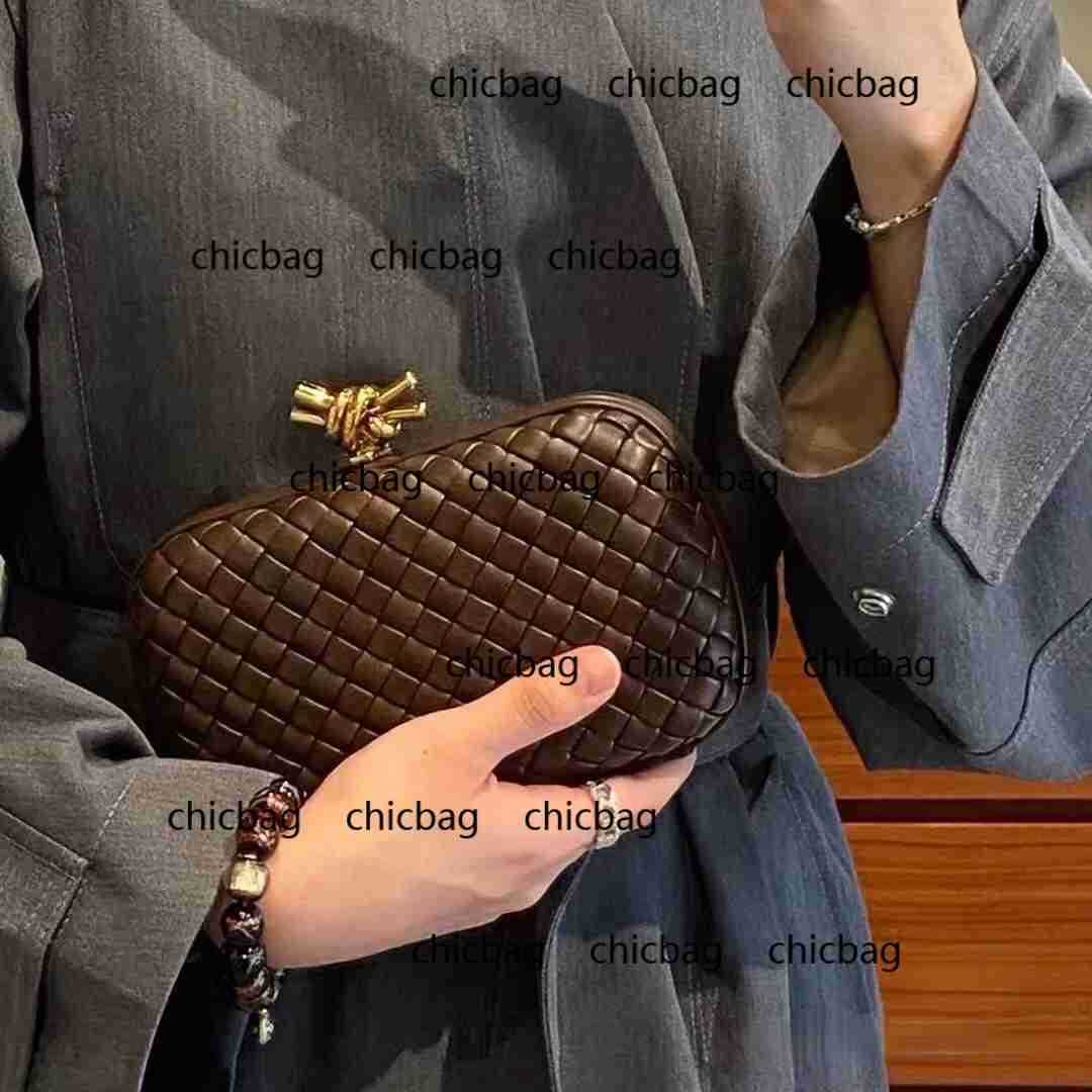 Evening Knot intrecciato Clutch Bag Designer Bags Genuine Leather Women Party Fashion Mini Handbags Multi 205cm 12A Mirror Top Quality With Box X241221RX