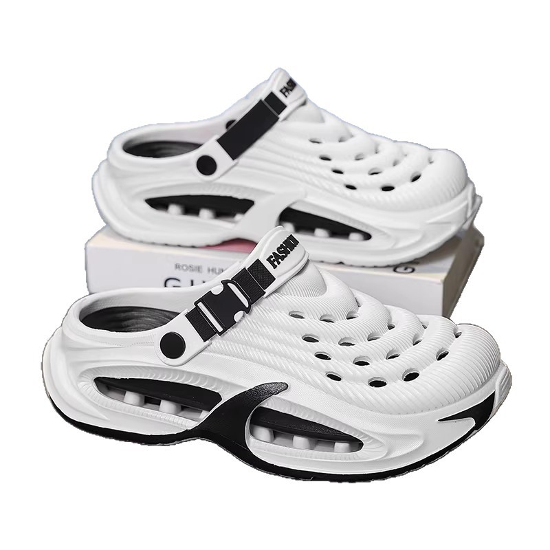 fashion design slippers 2026 Men's/Women's EVA Platform Hole Shoes, Anti-Slip Wear-Resistant Summer Beach Clogs, Driving Casual Sandals