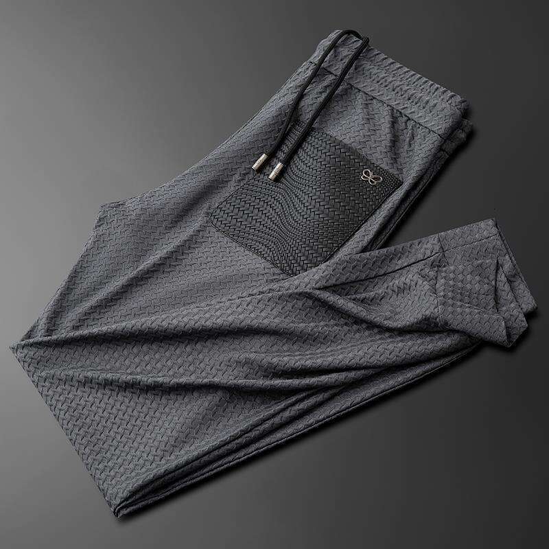 Minglu Summer Ice Silk Elasticity Men's T-shirts Short Sleeve Solid Color Casual Male Tshirts Luxury Round Collar Man Tees 4XL Asia Size