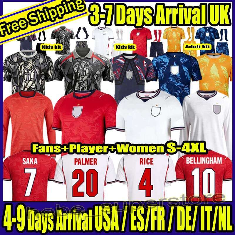4XL England Kit 26 27 England World Cup 2026 England Football Shirt Kids England Jersey Shirts Palace England Top New Shirt 2026 Mens Kids Kits SAKA KANE RICE Retro 1996