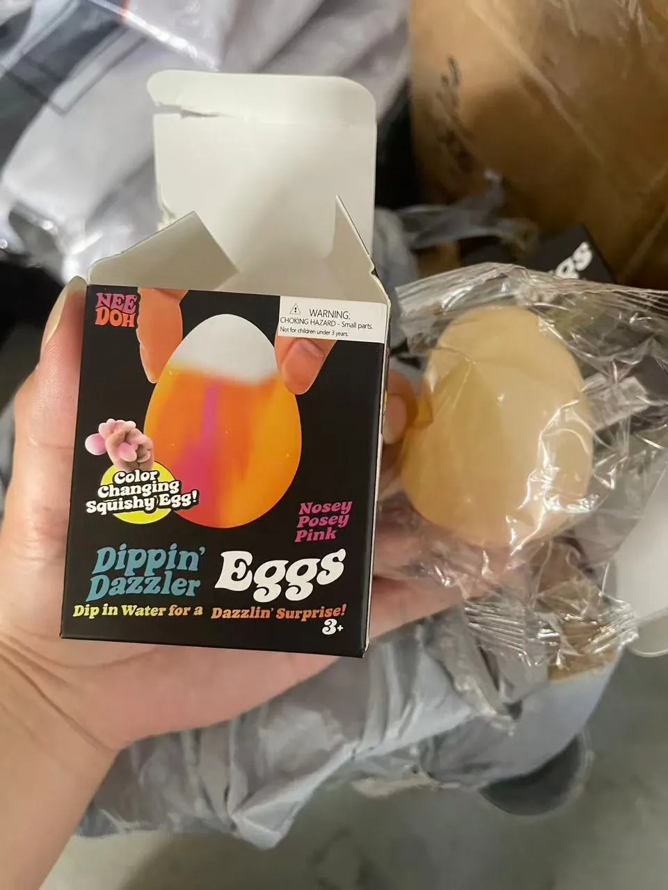 New Cube NeeDoh Ice Cream Fun Jellyfish Cute Easter Bunny, Eggs And Other Types Of Stress Relieving Toys Wholesale Boxes With Logo