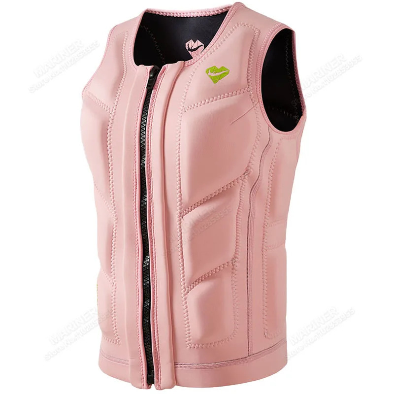 Premium Elastic Neoprene Impact Vest wake surfing Comp Vest men women but Great for All Other Watersports Activities life jacket 260413