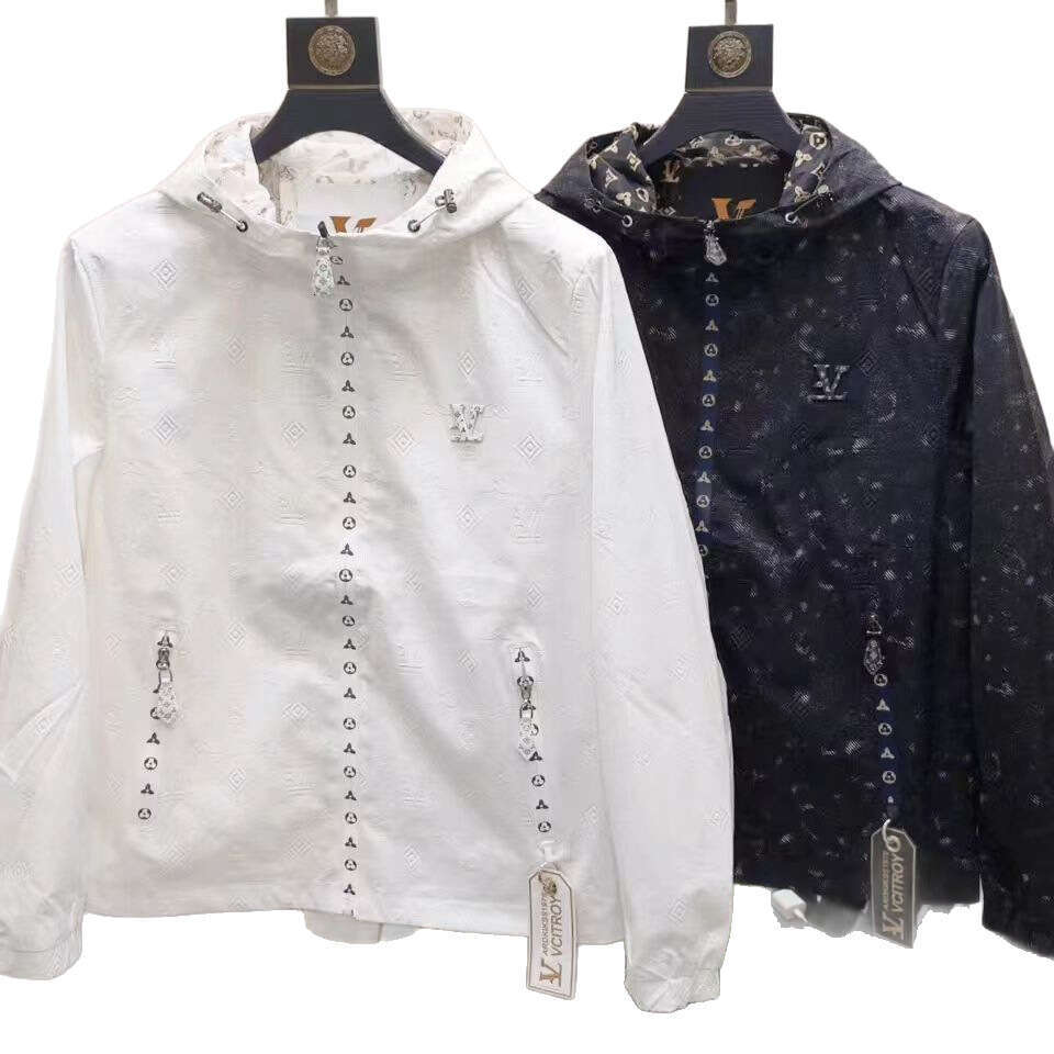 New High-End Men's Casual Trendy Personalized Chest Logo Letter Jacket