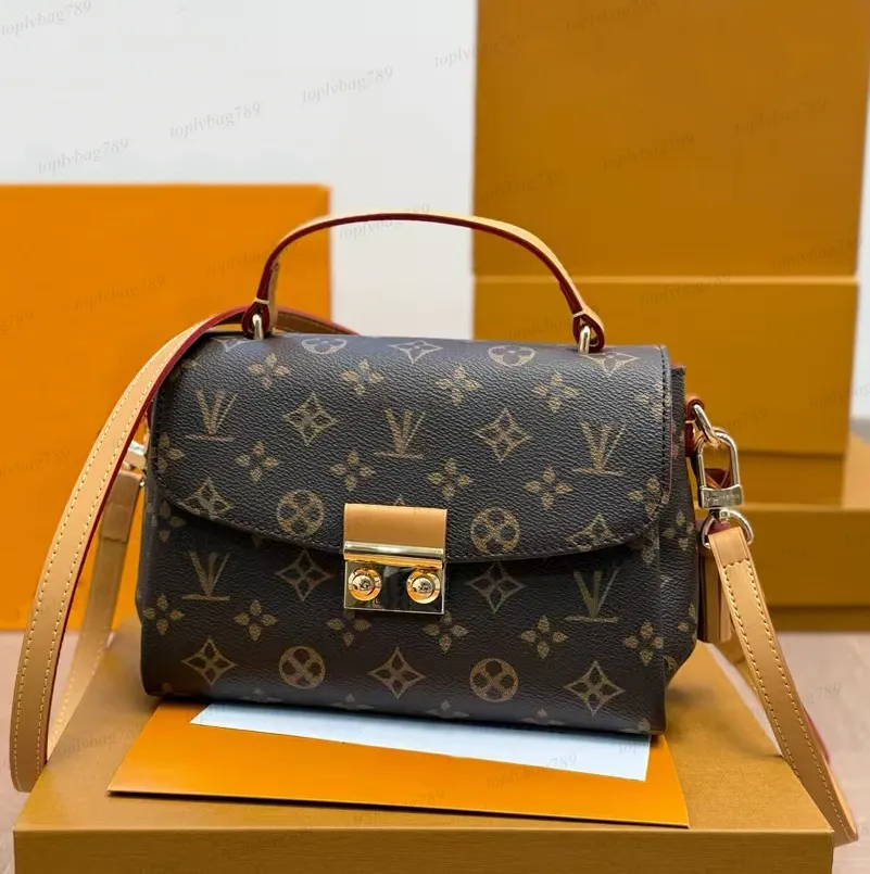 5A Top High quality New Classic original luxury designer bag CROISETTE shoulder bags leather handbags ladies fashion crossbodys totes bag purse wallet backpack