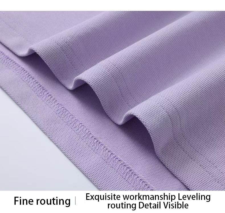 Cool Touch Antibacterial Polo Shirt Wrinkle Free Breathable Quick-drying and sweat absorbing business leisure Cotton Top Designer clothes
