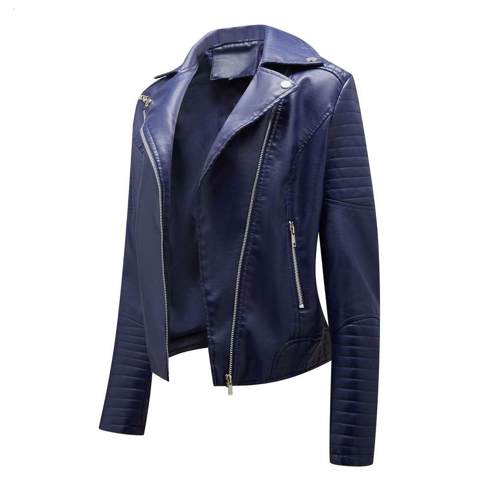 Women's Designer Jackets New Leather Jackets Slim Short Jackets 2026 Women's Long Sleeve Leather Jackets