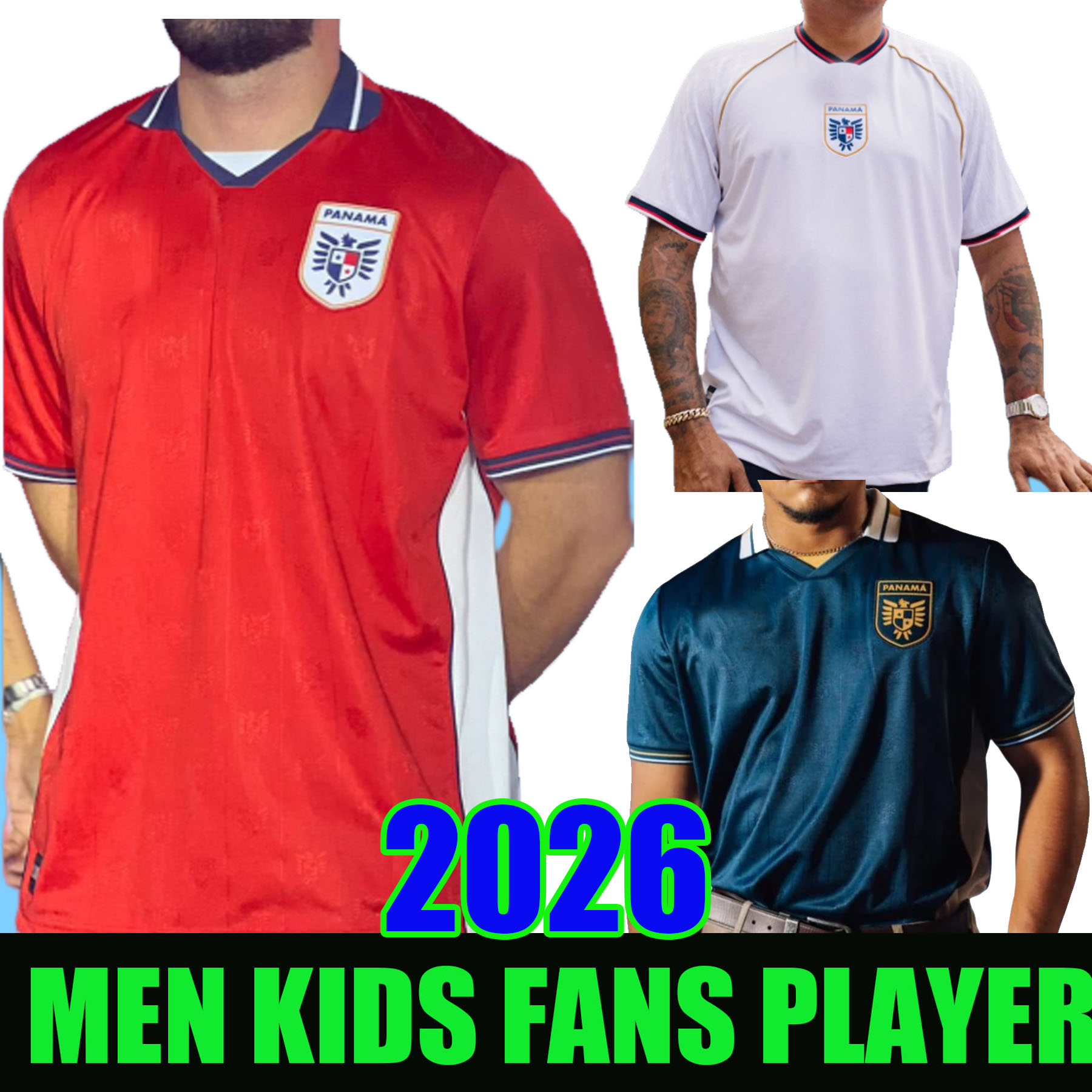 2026 Panama Soccer Jerseys 26 27 Home Away Third Men kids Fans Football Shirts kit TEJADA DAVIS BLACKMAN ANDERSON MILLER FAJARDO LUIS RODRIGUEZ S-4XL
