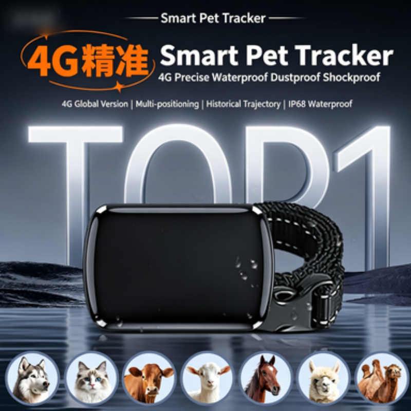 Pet GPS Tracking Collar for Dogs & Cats, Global Real-Time Positioning, Waterproof Dustproof, Works with iOS & Android - view 3