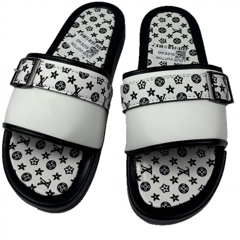 Men Lightweight Cushioned Casual Slides Waterproof Wear-resistant EVA Sole Indoor Shower Pool Walking Summer Flat Slippers