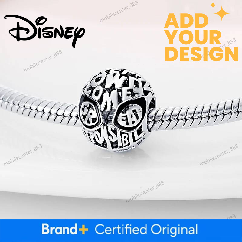 Designer Disney Plata De Ley 925 Silver Marvel Anime Spider-Man Charms Beads Original Women Bracelets Pendant DIY Jewelry Hot Gifts Luxury
