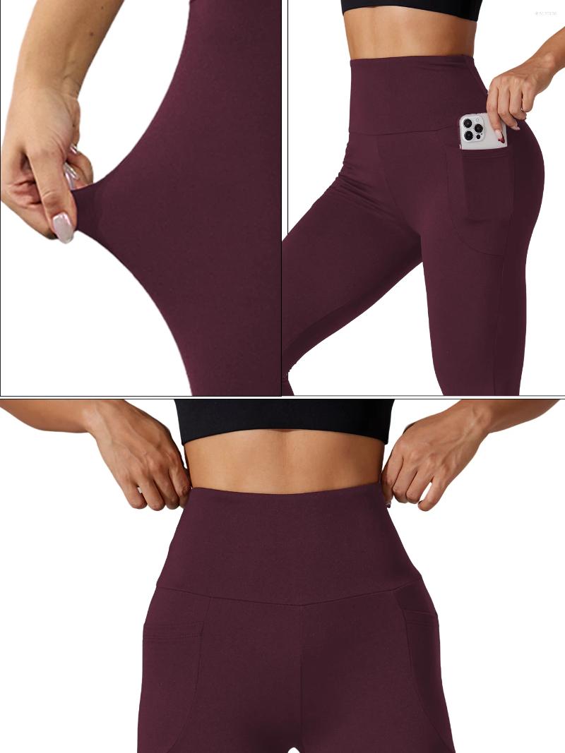 Women's Leggings Super Soft With Pockets High Waisted Tummy Control For Yoga Workout And Casual Lounge Wear Comfort
