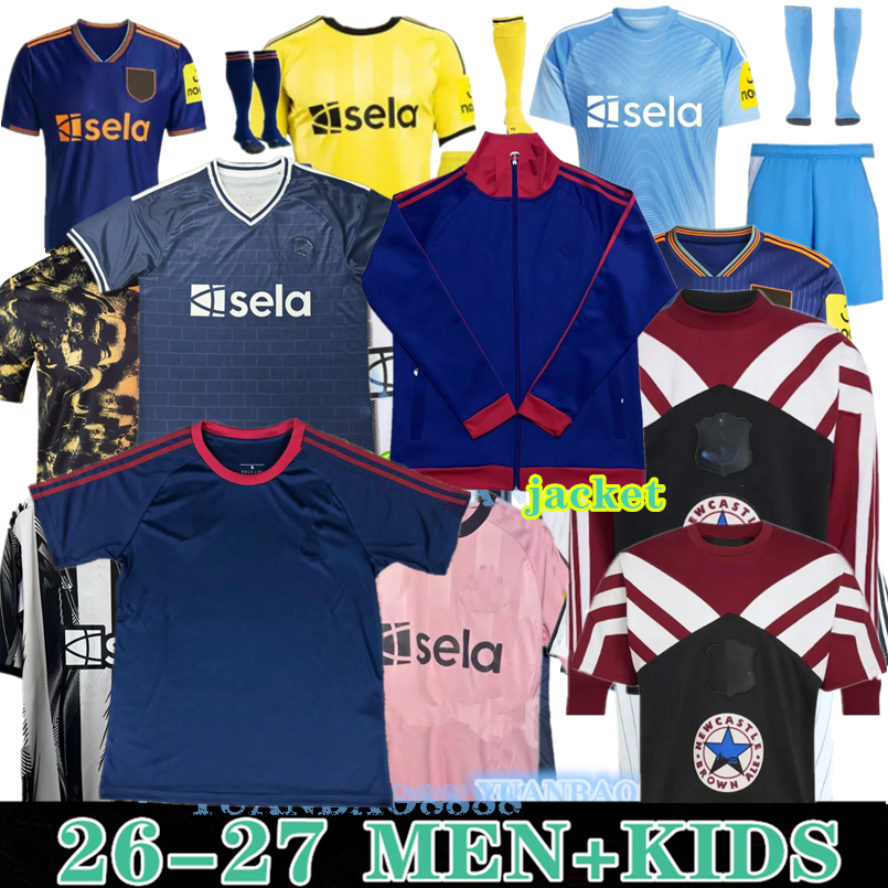 S-4XL 25 26 TONALI BRUNO G. newcastled Soccer Jerseys ISAK WILSON JOETON TRIPPIER GORDON BURN 2025 2026 home away Football Shirt MURPHY Men Kids kit Goalkeeper 88888