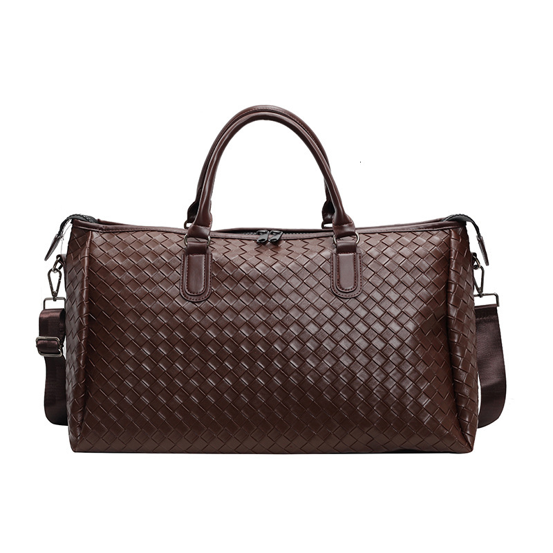 Vintage Travel Men, Large Capacity Business Trip Ruiying Handbag, Airplane Luggage for Women, PU Leather Sports Gym Bag - view 6