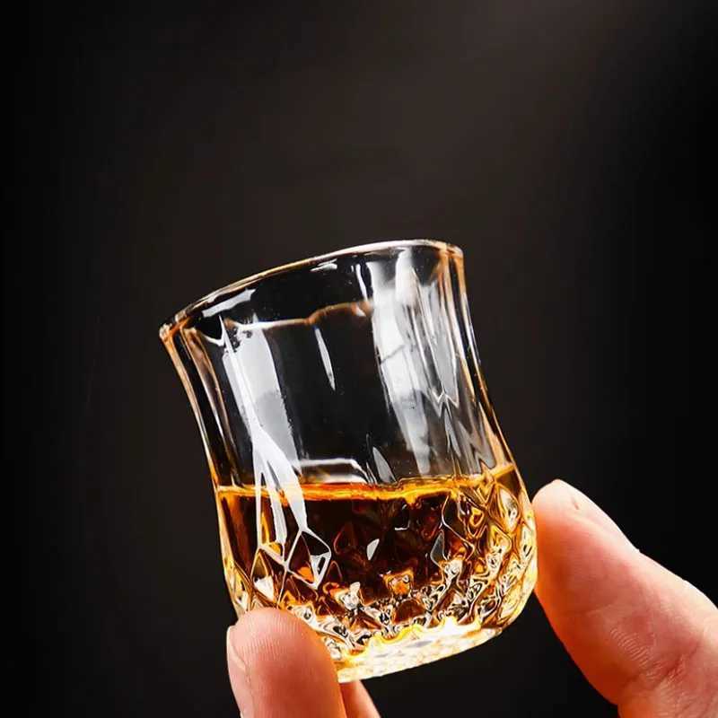 2pcs Gifts Beer Mugs Ktv Bar Small Wine Glasses Water Glasses Glass Glasses Whisky Glasses Cocktail Glass Whiskey Glass Cups J260612