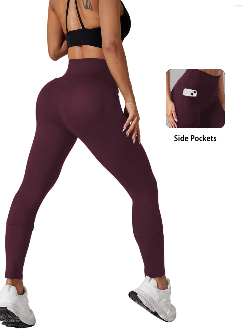 Women's Leggings Super Soft With Pockets High Waisted Tummy Control For Yoga Workout And Casual Lounge Wear Comfort