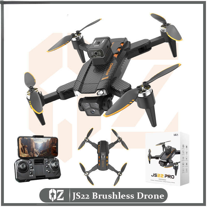 JS22 Brushless Drone Optical Flow Positioning HD Aerial Photography Foldable Portable Quadcopter RC Toy Aircraft CKS
