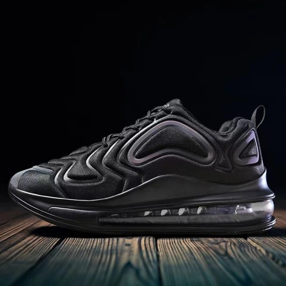 Free shipping plus size air cushion sports shoes, light luxury men's low top running shoes, trendy and fashionable thick soled casual sports shoe