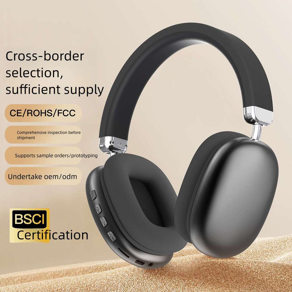 Customized cross-border new product TEX-T9 Bluetooth headset, over-ear wireless earphones, stereo noise reduction