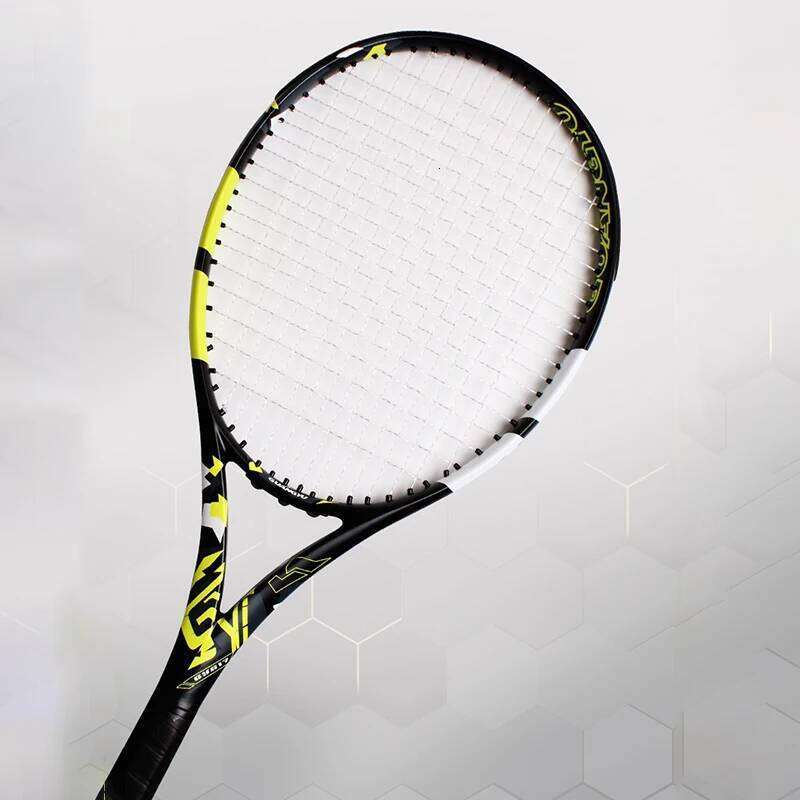 Professional Adults Lightweight Durable Tennis Rackets Full Carbon Training Racket Portable Sports Equipment 26H0415