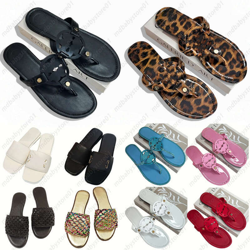 10A Designer sandals Women Men Slippers slides Summer Slides Flat Flip Flops toryes sandals burchys slippers Women Herringbone torylies burchlies slides Shoes