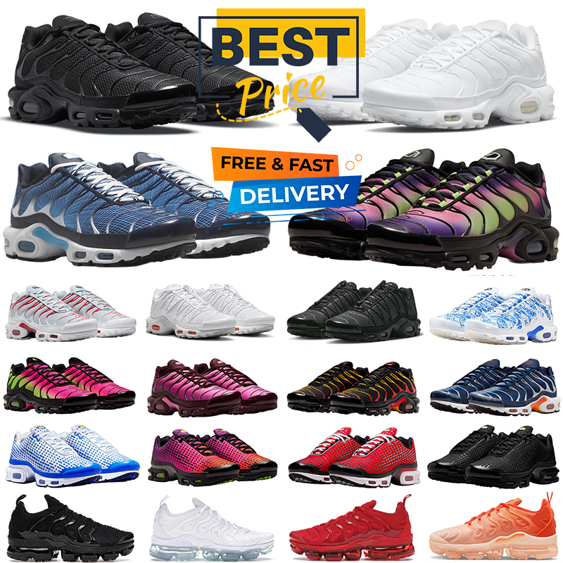 Designer tn tns Sneakers plus 3 Shoes tns Black Honey Dark Obsidian Black Wood Camo Midnight Navy Cactus Flower Lisboa hyper pink volt tn shoes for Men and Women