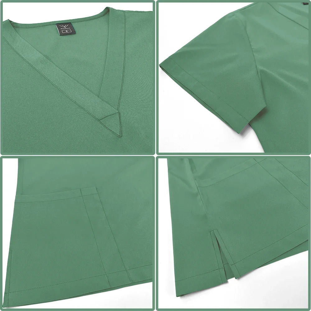 Wholesale Jogger Suit Doctor Nurse Scrubs Set Hospital Uniforms Multicolor Women Wear Scrub Suit Doctor Uniform 260415