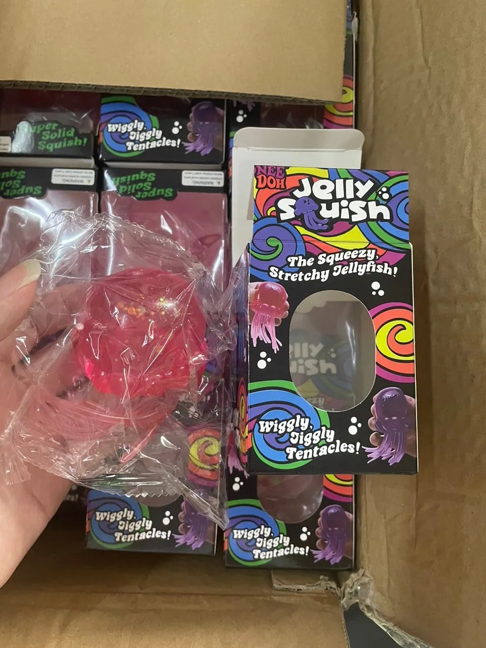 New Cube NeeDoh Ice Cream Fun Jellyfish Cute Easter Bunny, Eggs And Other Types Of Stress Relieving Toys Wholesale Boxes With Logo
