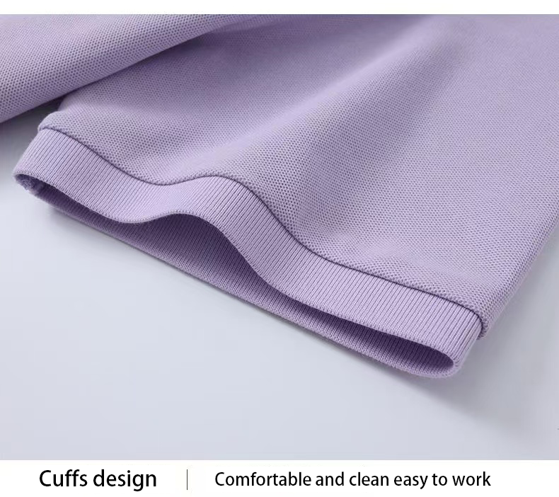 Cool Touch Antibacterial Polo Shirt Wrinkle Free Breathable Quick-drying and sweat absorbing business leisure Cotton Top Designer clothes