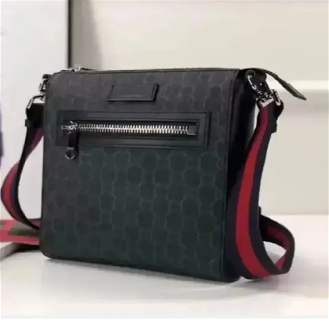 2026 Luxurys Designer bags men 3pcs Trio Leather Black Flowers Messenger Purse Crossbody Bags Shopping Bag Plain Shoulder bag Handbags Women Wallets purse