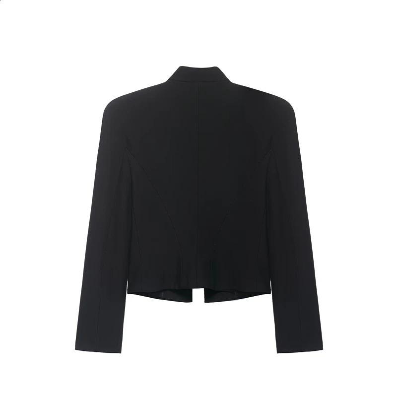Womens Jacket Short Blazer RopeBraided Decoration Gold Button Epaulette Wear 2026 Spring Coat 260415