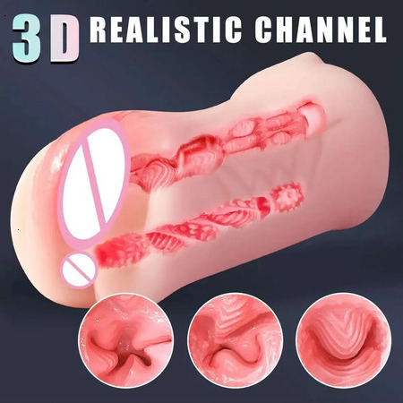 2026 New 3-In-1 Realistic Male Masturbator With Vagina, Adult Toys Anal & Deep Throat Design, Rubber Pocket Pussy, adult toys Adult Sex Toy For Men in - view 7