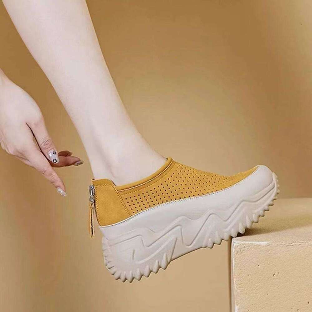 best Height-increasing dad sandals for women, 2026 new summer model, hollow breathable versatile thick-soled casual shoes - view 4