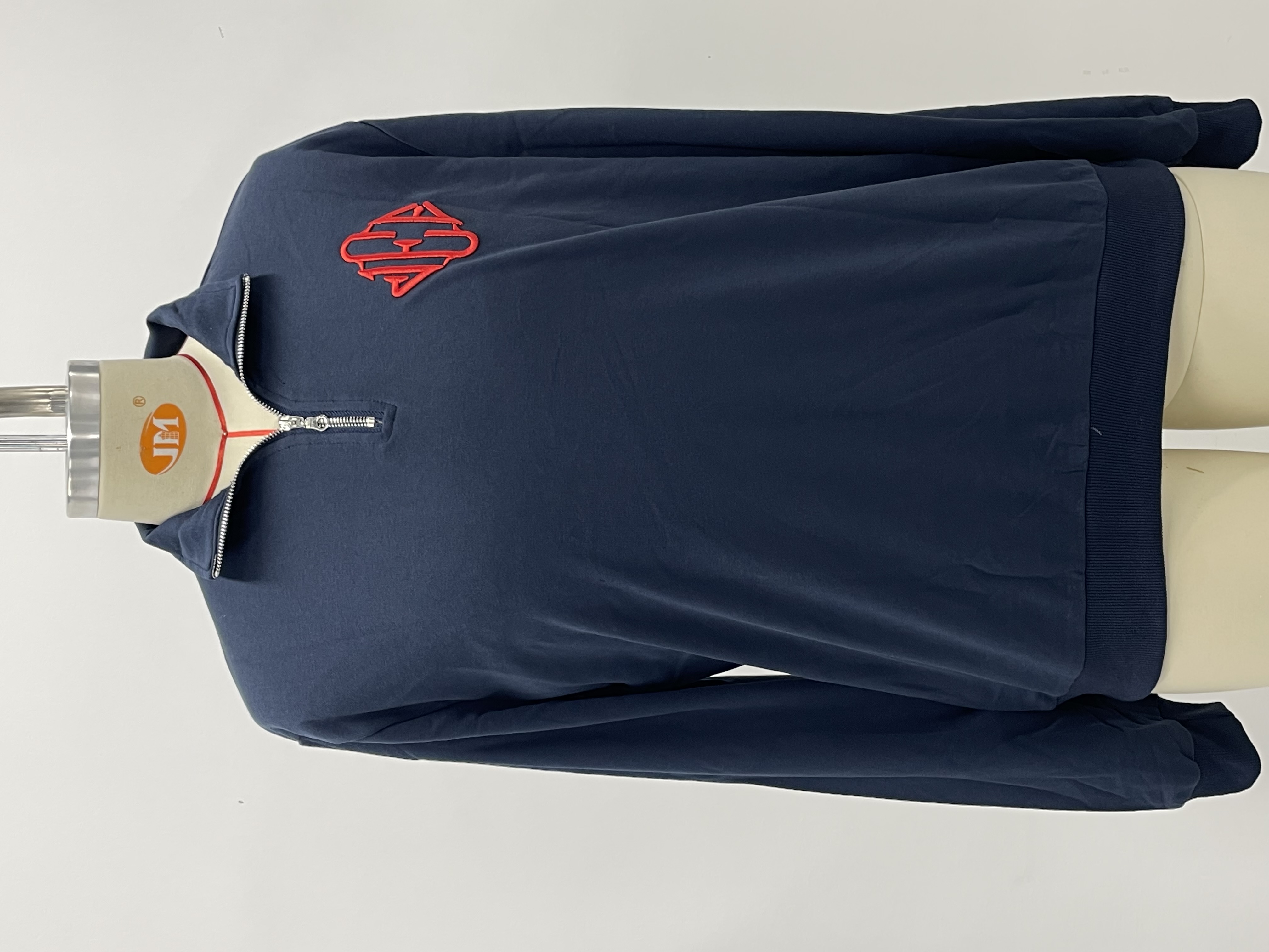 Men's Hoodies Sell Epstein Embroidered Sweatshirt Stand Collar Quarter Zip Pullover Oversize Mens In Stock 24 Hour Hip-hop Rock Casual Clothing