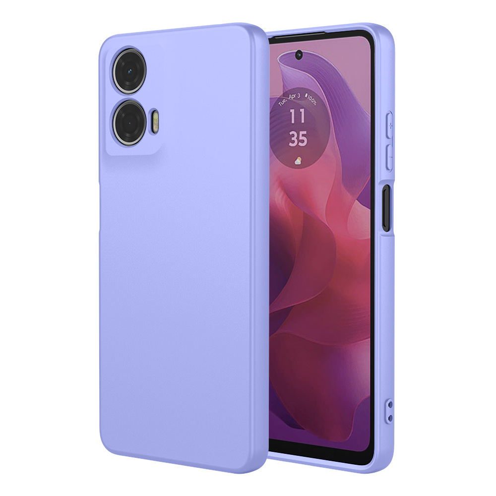 Suitable for G77, G67, G17, skin-feel liquid silicone G86 phone case, Moto G75/G55/G35