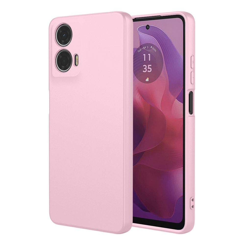 Suitable for G77, G67, G17, skin-feel liquid silicone G86 phone case, Moto G75/G55/G35