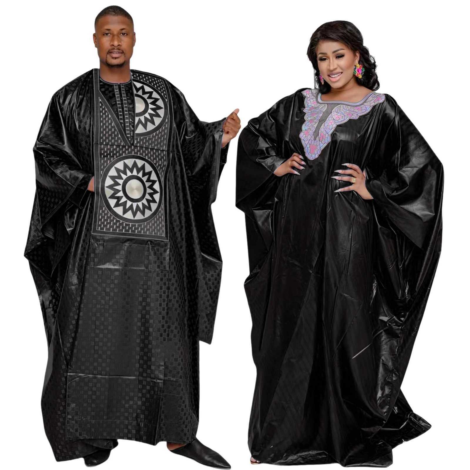 African Clothing For Men Traditional Bazin Riche Embroidery Design Top Long Sleeve 3 Piece Set W251216