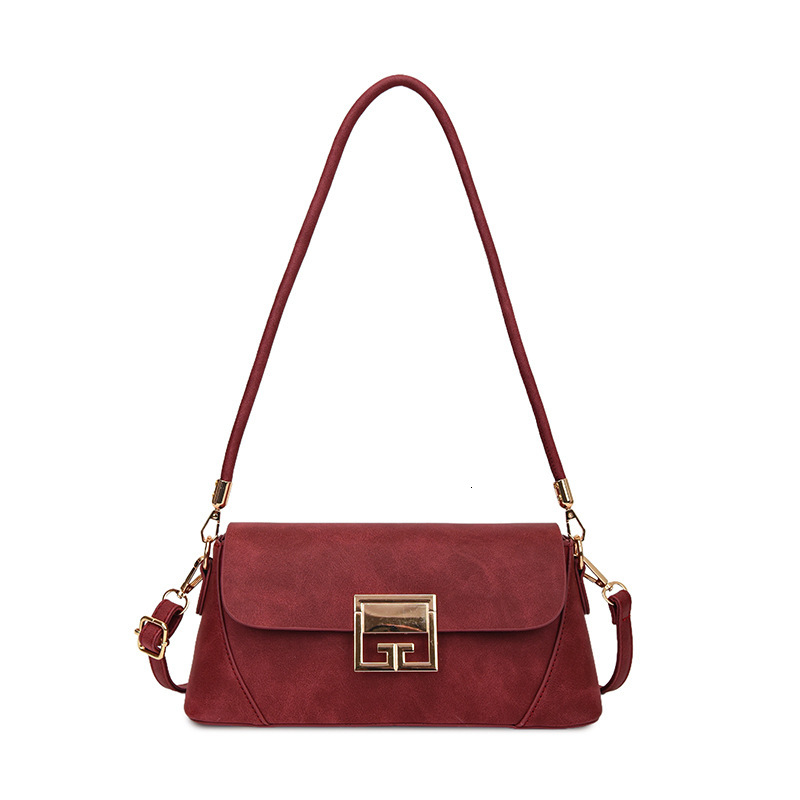 Popular foreign trade women's new fashion shoulder simple and textured crossbody bag, niche design small square bag