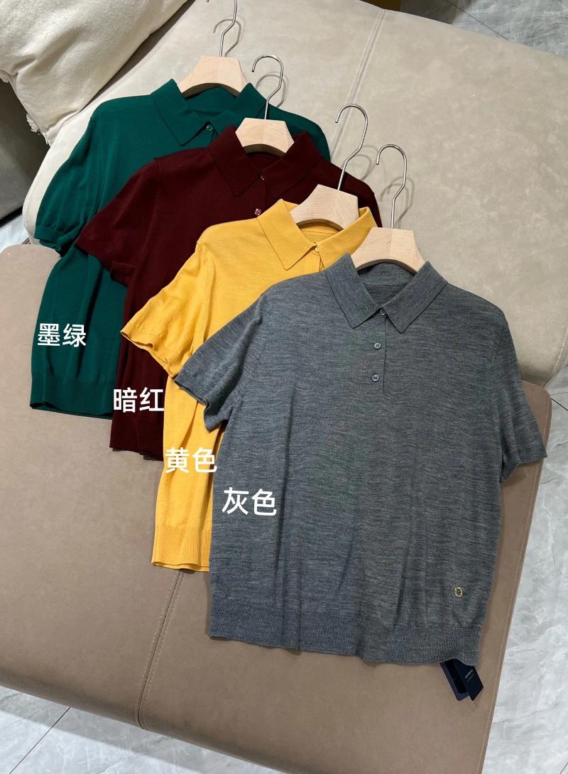 Women's Polos 2026 Collared Knit Short-Sleeve T-Shirt Polo Shirt