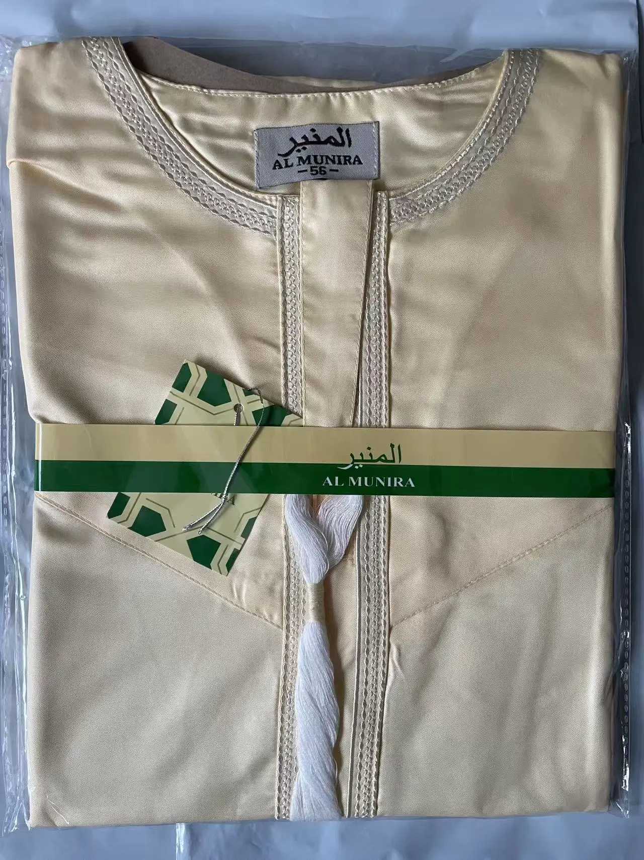 New Muslim Men Long Sleeve Pullover Dress Abaya Daffah Jubba Thobe Pakistan Saudi Arab Kaftan Islam Clothing Prayer Robe Afghan W251216