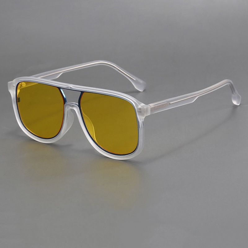 Pilot Gaming Glasses Anti Blue Light for Computer Work Men Women Oversized Optical Prescription Eyewear Goggles Blocking Fashion Large Frame RX Myopia