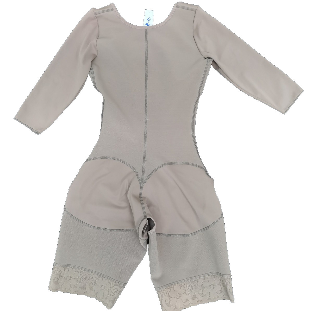 Fajas Colombianas Womens Body Shaper Breast Support Side Long Sleeve Tummy Control Long Bodysuit Shapewear Waist Trainer 240907