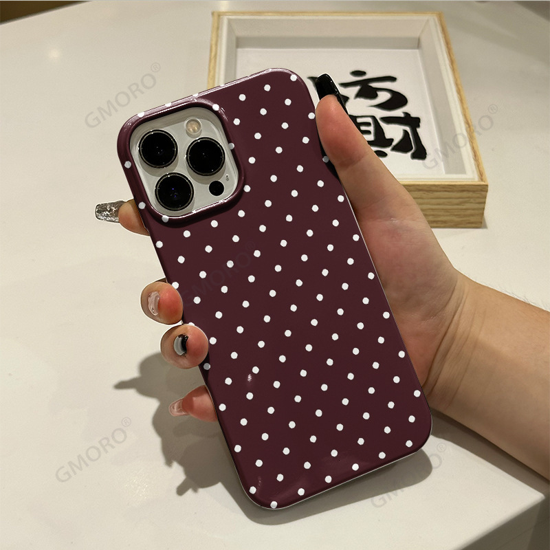 Amazon's best-selling polka dot case iPhone 17e, glossy phone cover for Apple 16/15/14 Pro series