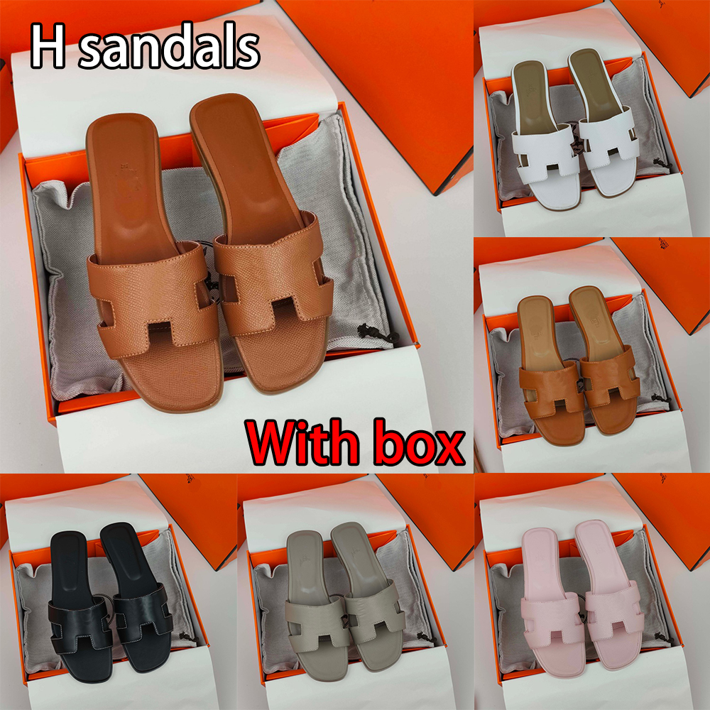 Izmir sandals designer men shoes slippers slides classic designer sandals women genuine leather shoes summer beach sandal black white fashionable casual slippers