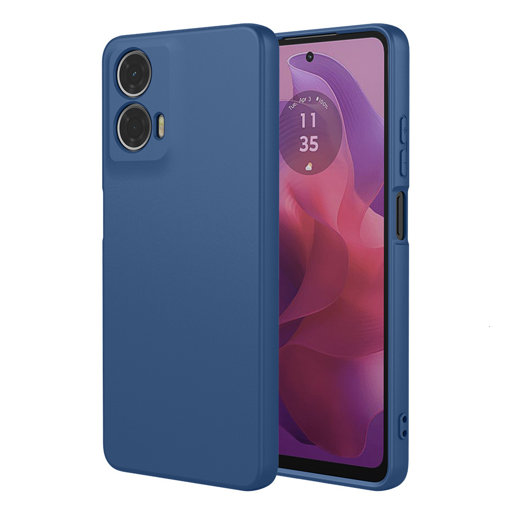 Suitable for G77, G67, G17, skin-feel liquid silicone G86 phone case, Moto G75/G55/G35