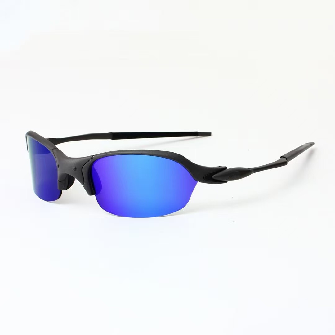 New European American Cross-Border Outdoor Sports Cycling Half-Frame Sunglasses for Men and Women Trendy Retro