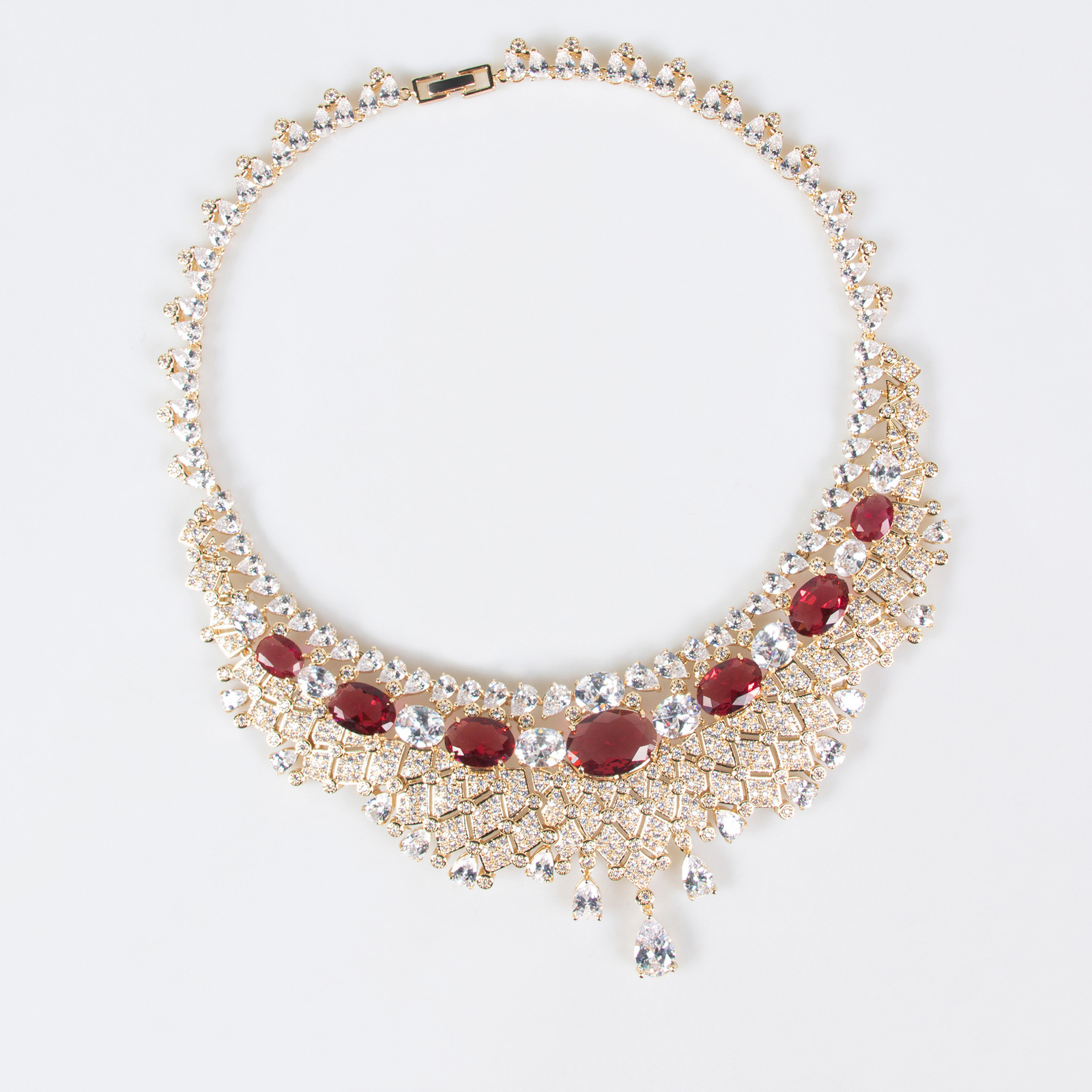 Pearl Jewelry Set With Cubic Zirconia for Women NecklaceElegance Saudi Arabic Dubai Bridal Party Wedding Accessories 250609