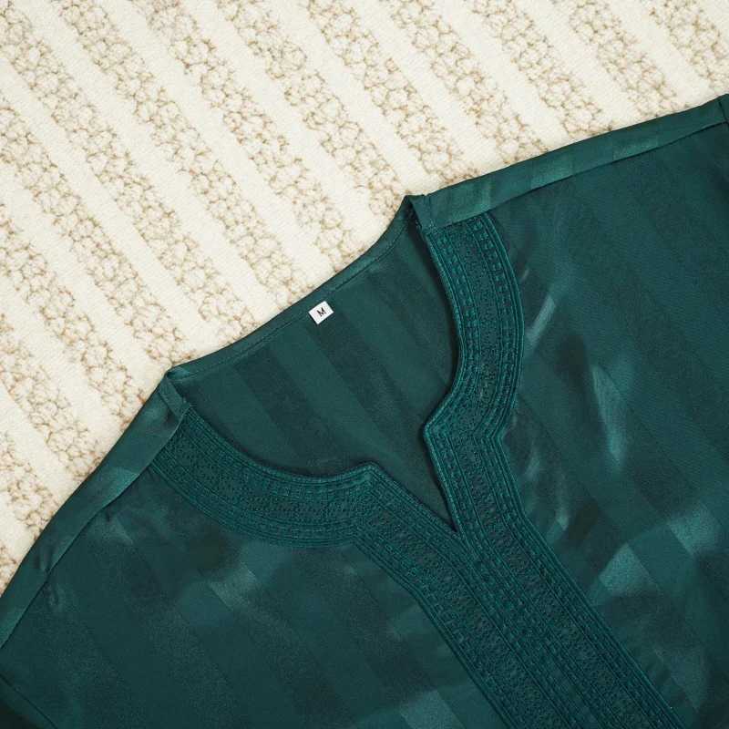 ElzEy Mens Long Sleeve Muslim Abaya Lslamic Dress Middle Eastern Saudi Clothing Moroccan Man Thobe Jubba Kandora Djellaba W251216