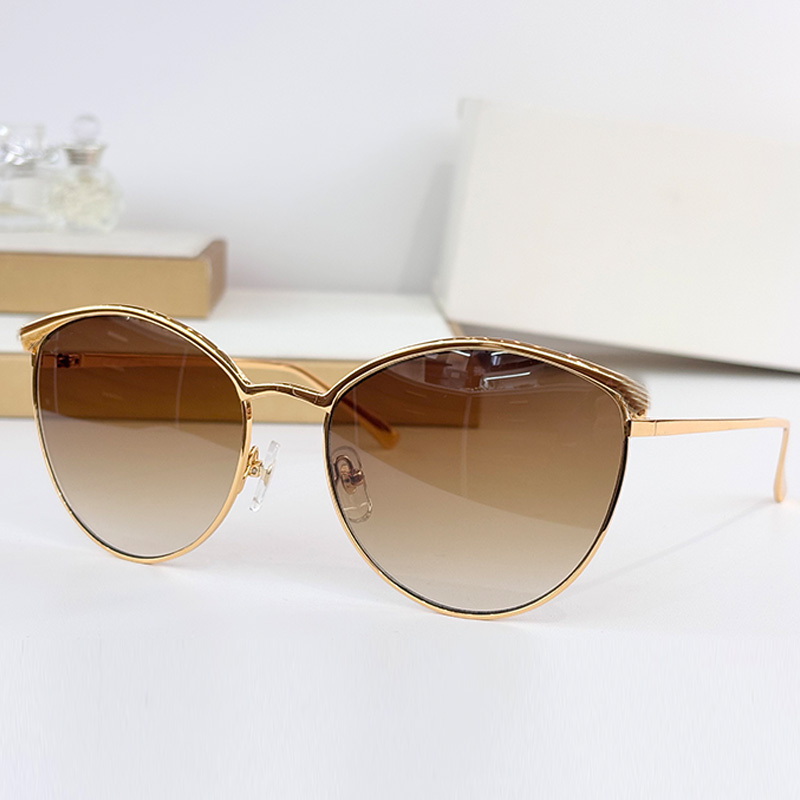 CT0597 Luxury Butterfly Sunglasses Womens Designer Brand Fashionable Popular Metal Frame Butterfly Sunglasses Womans Beach Street Photography Sunglasses
